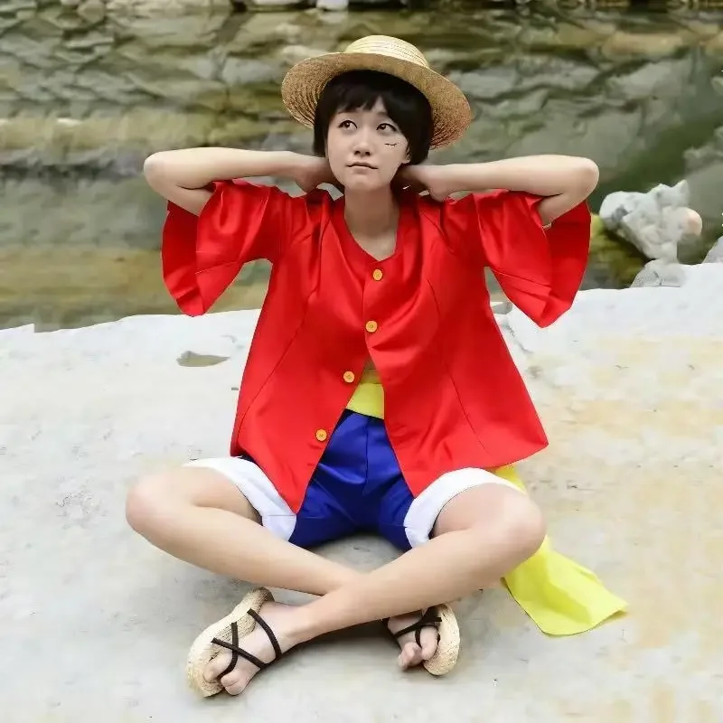 Anime Cosplay Luffy - زي تنكري كامل لشخصية مونكي دي