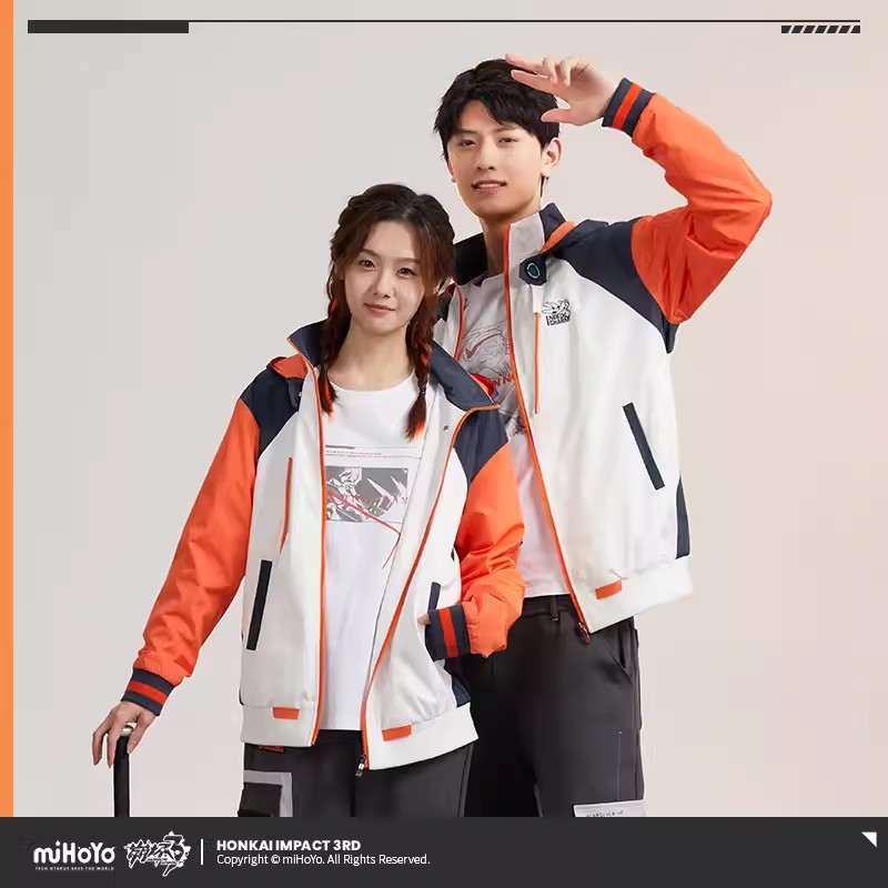 Anime Cosplay For Couples - معطف كيانا من لعبة miHoYo، سلسلة