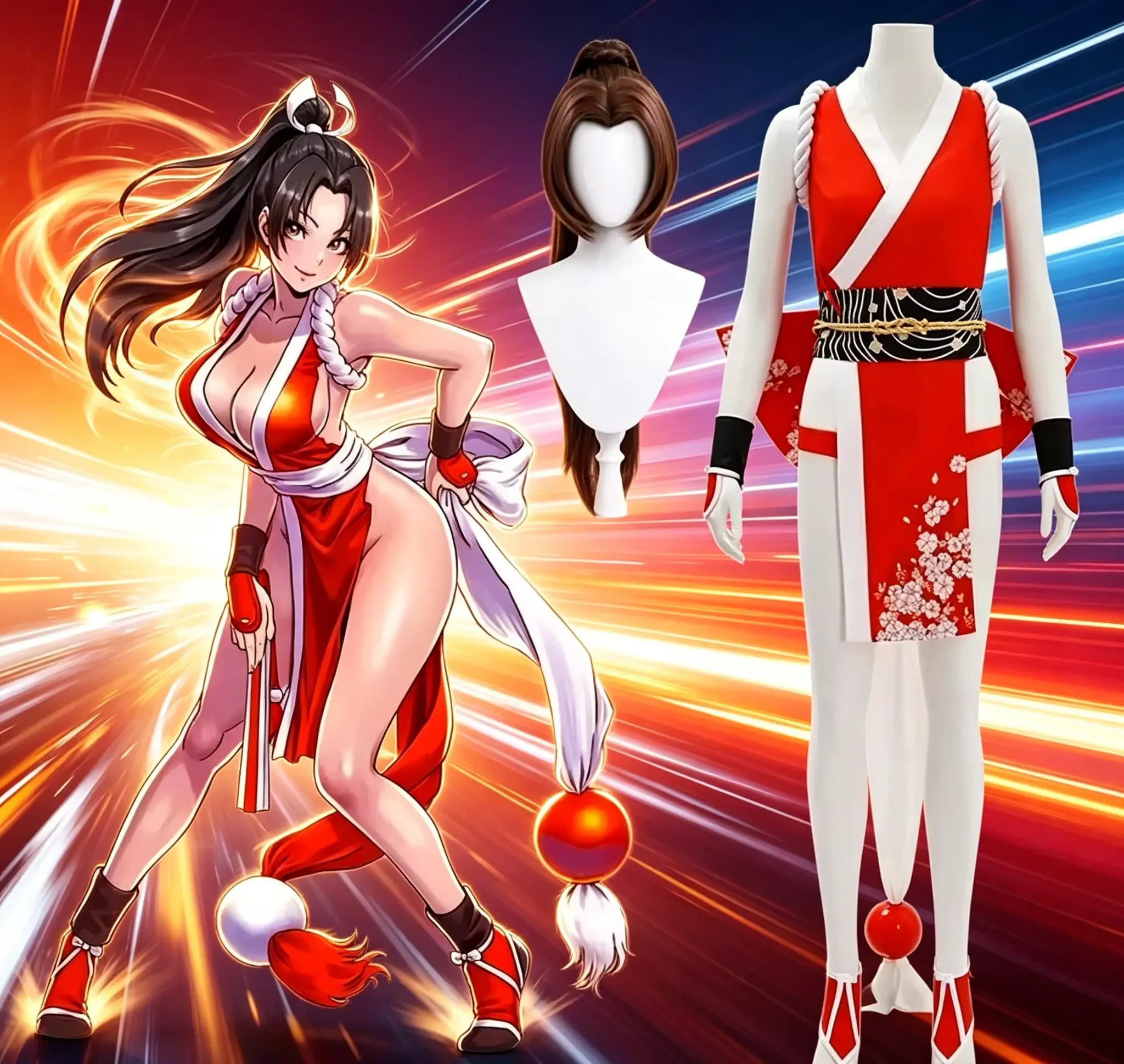 Anime Cosplay Ninja - زي تنكري نسائي جديد لعام 2026