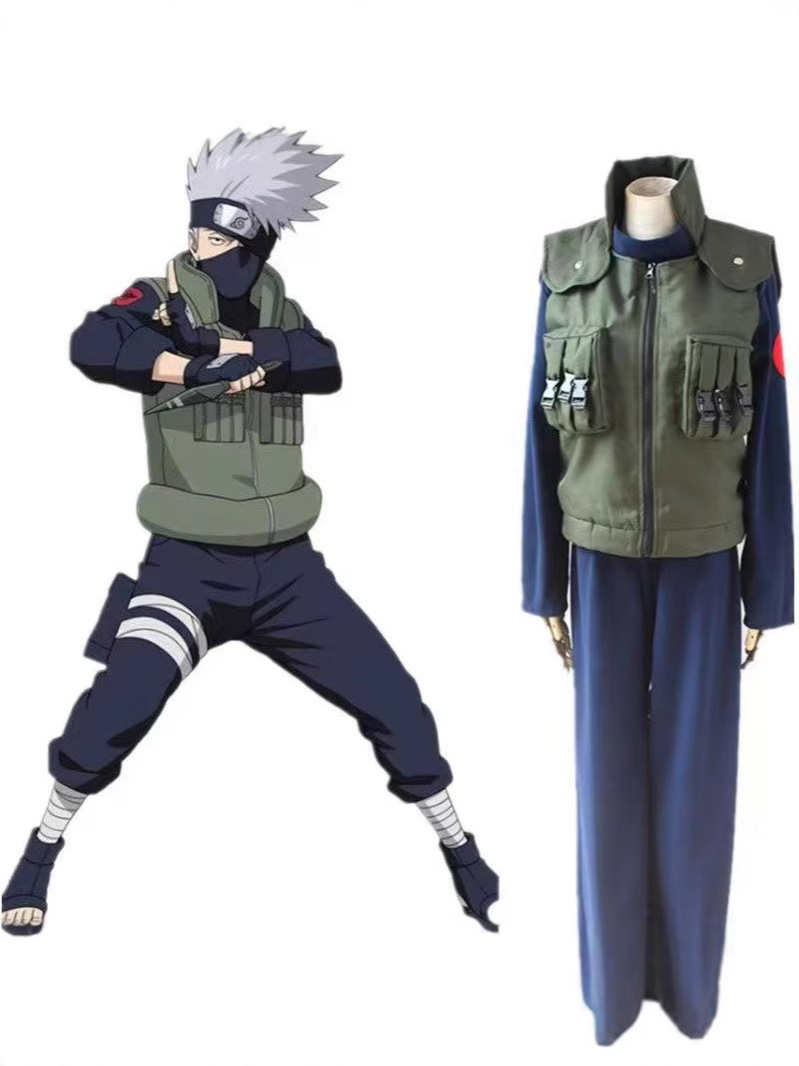 Anime Cosplay Ninja - زي تنكري لشخصية نينجا كاكاشي من