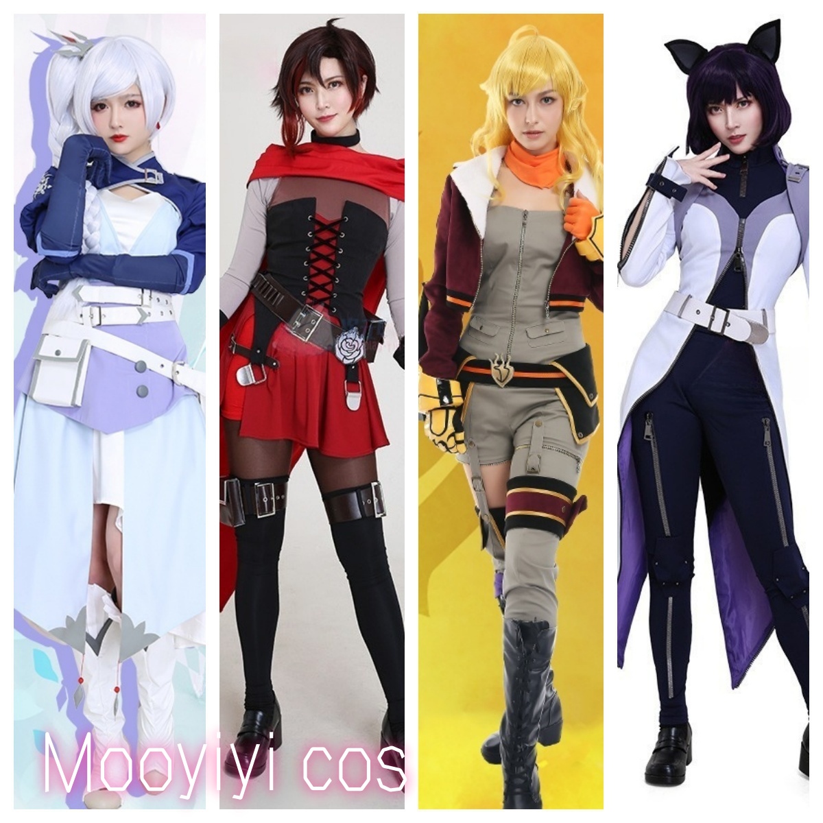 Anime Yang Cosplay - أزياء Mooyiyi cos الجديدة Weiss/Ruby/Yang Xiao