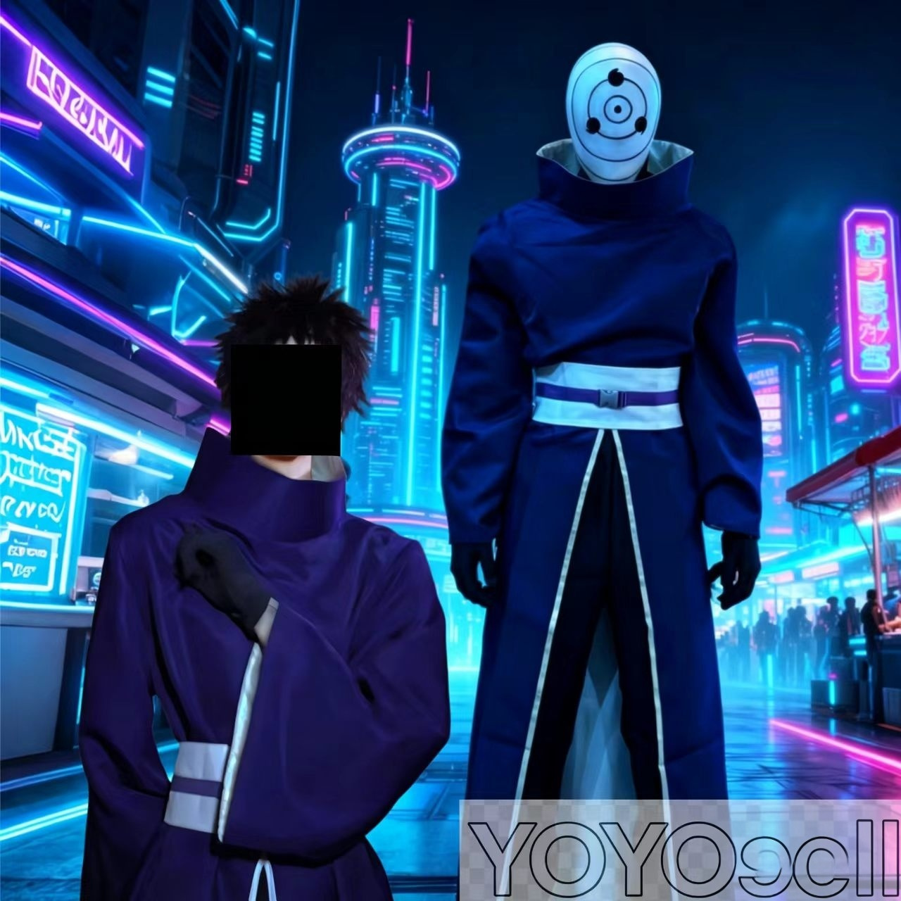 زي تنكري لشخصية أوبيتو أوتشيها - مراجعة Anime Cosplay Ninja وسعره