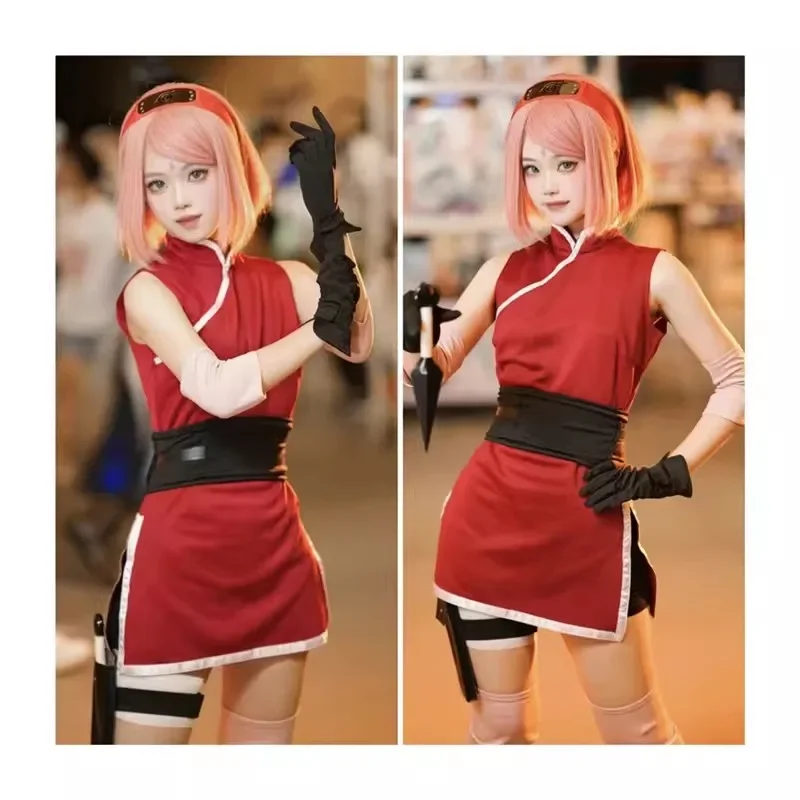 زي تنكري كامل لشخصية ساكورا ها - مراجعة Anime Cosplay Ninja وسعره