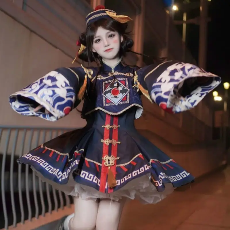 لوليتا النمط الصيني فستان حلو  - مراجعة Anime Cosplay In Chinese وسعره