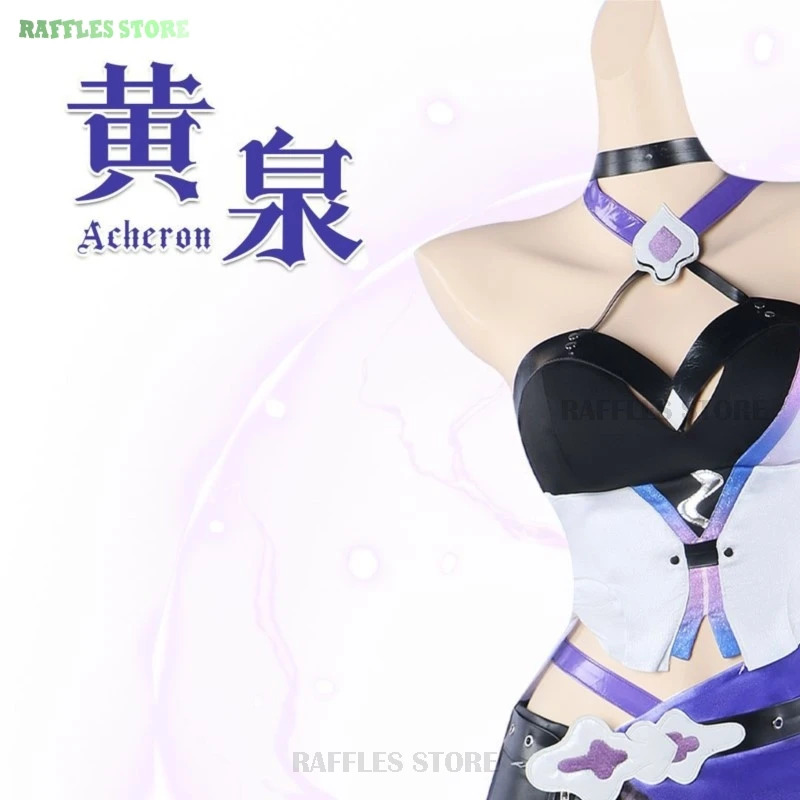 2025 Acheron زي شعر مستعار لعب - مراجعة Anime Cosplay Event 2025 وسعره