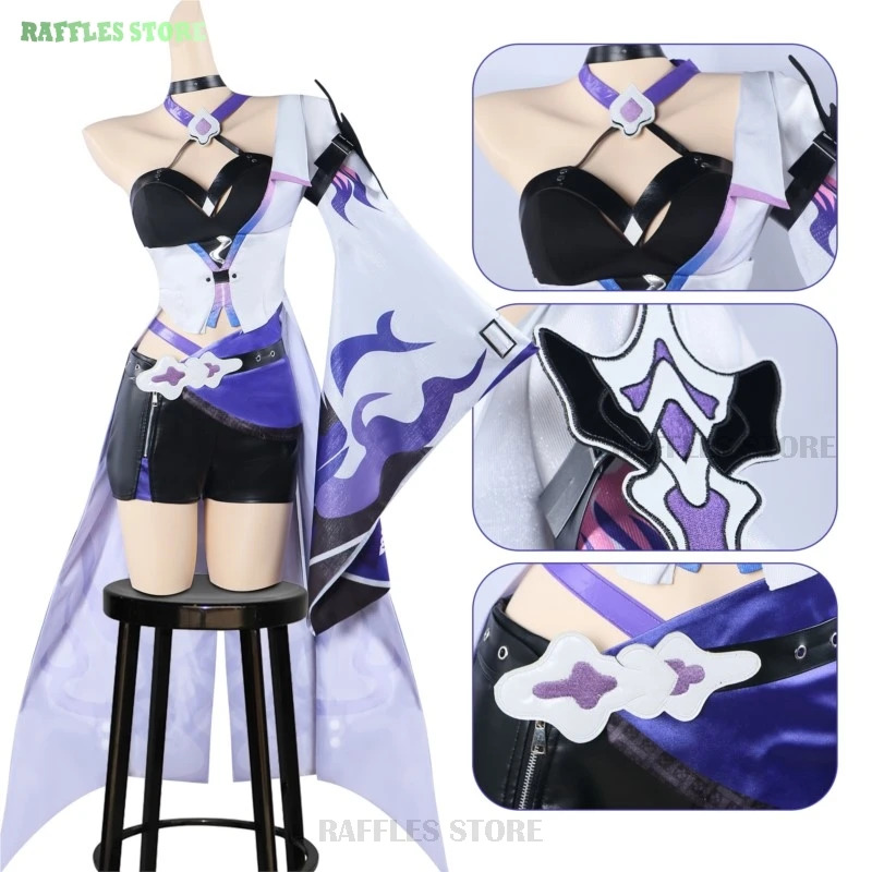2025 Acheron زي شعر مستعار لعب - مراجعة Anime Cosplay Event 2025 وسعره