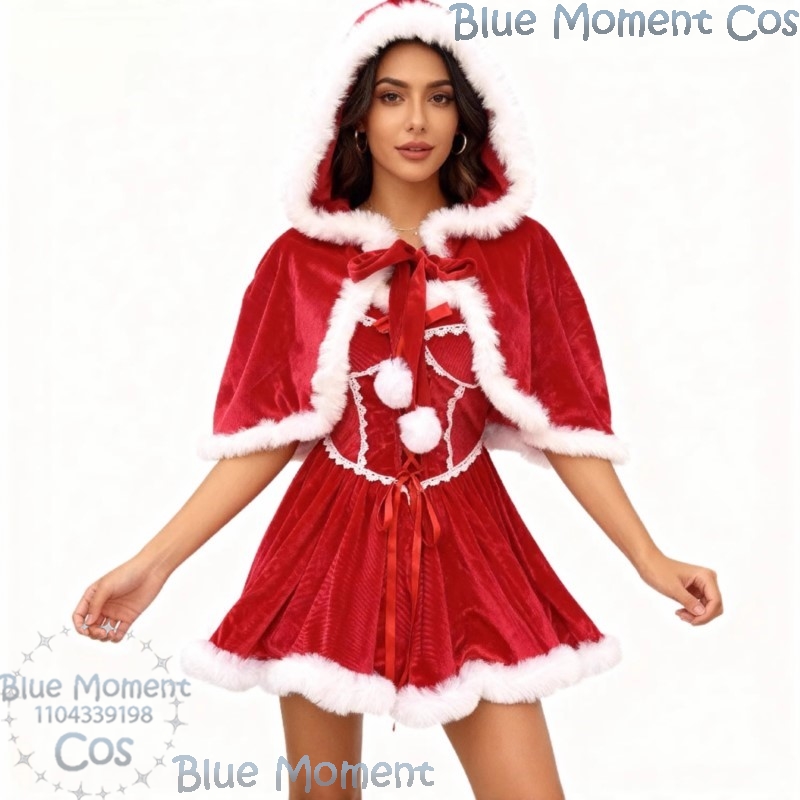 2025 عيد الميلاد فستان أحمر أب - مراجعة Anime Cosplay Event 2025 وسعره
