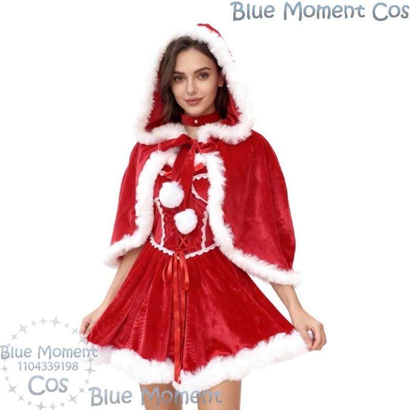 2025 عيد الميلاد فستان أحمر أب - مراجعة Anime Cosplay Event 2025 وسعره