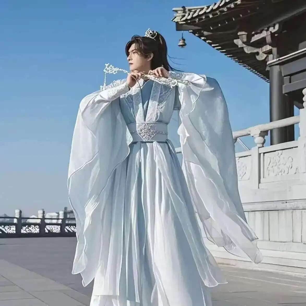 حجم كبير 3XL Hanfu الرجال الصي - مراجعة Anime Cosplay In Chinese وسعره