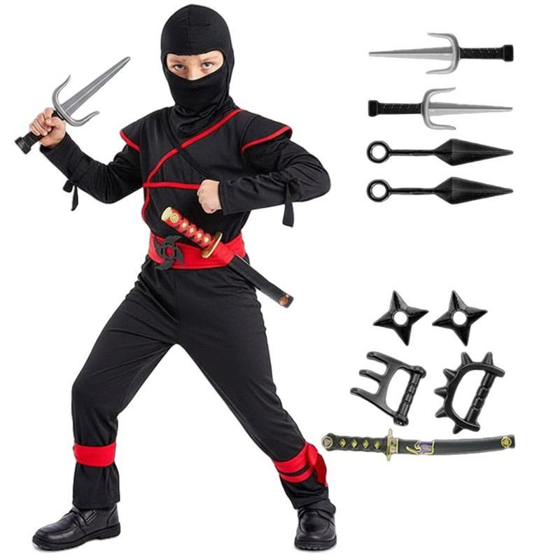 زي الساموراي الياباني للأطفال  - مراجعة Anime Cosplay Ninja وسعره